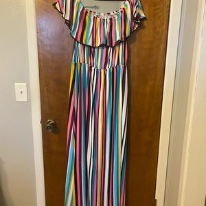 Colorful maxi dress